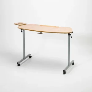 Homecraft Over Armchair Tilting Table, 109 x 41cm, with Side Table 20 x 20cm, Height Adjustable 75-91.5cm