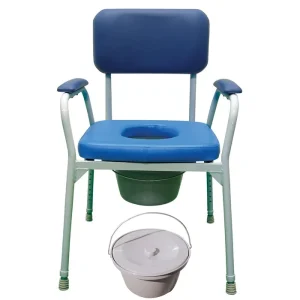 Homecraft Aluminium Deluxe Bedside Commode, 4/ctn